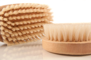 Dry brushing your skin can help with exfoliation and facilitate more effective cleansing.